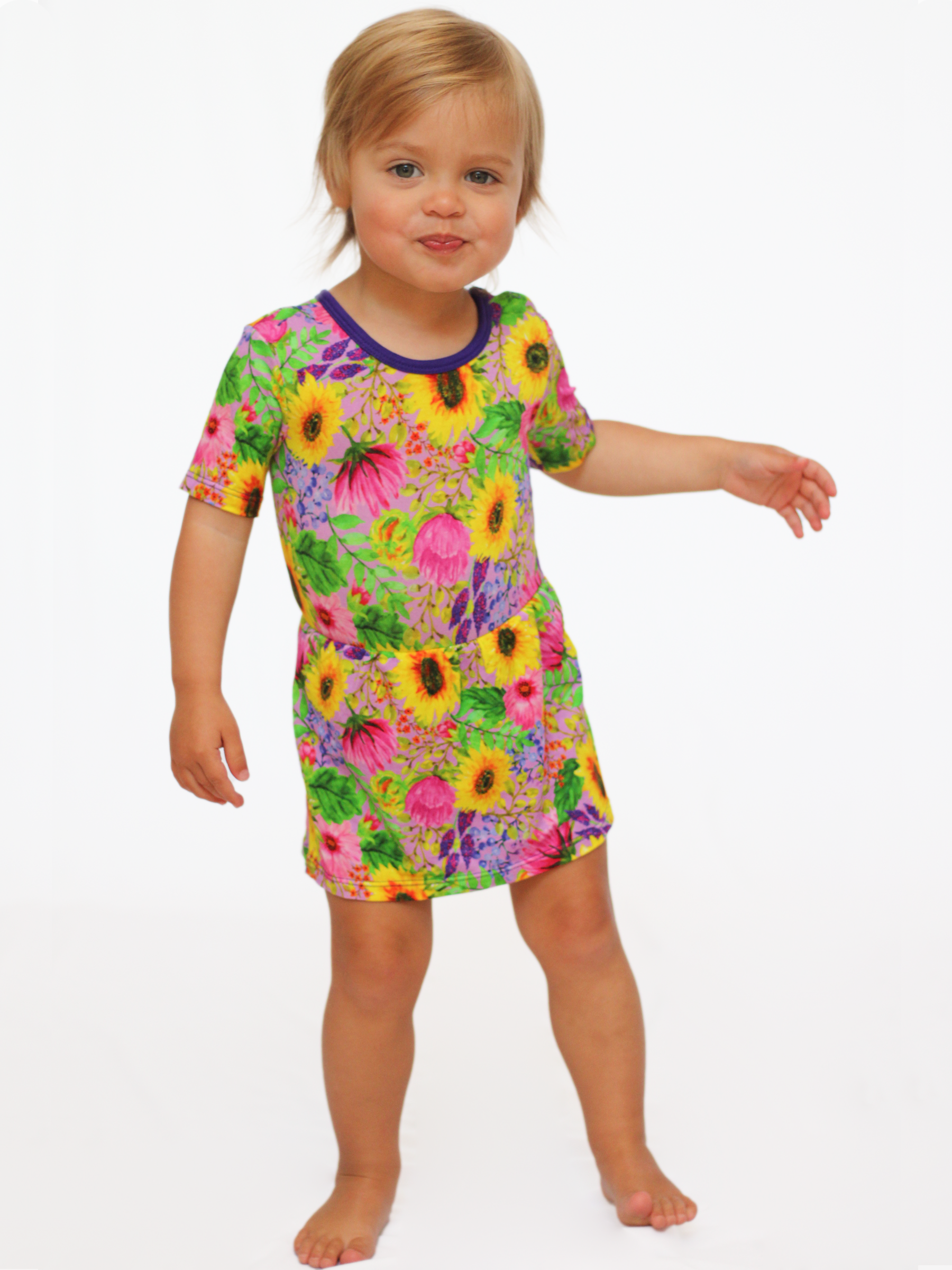 90s Floral Baby Ballerina Dress