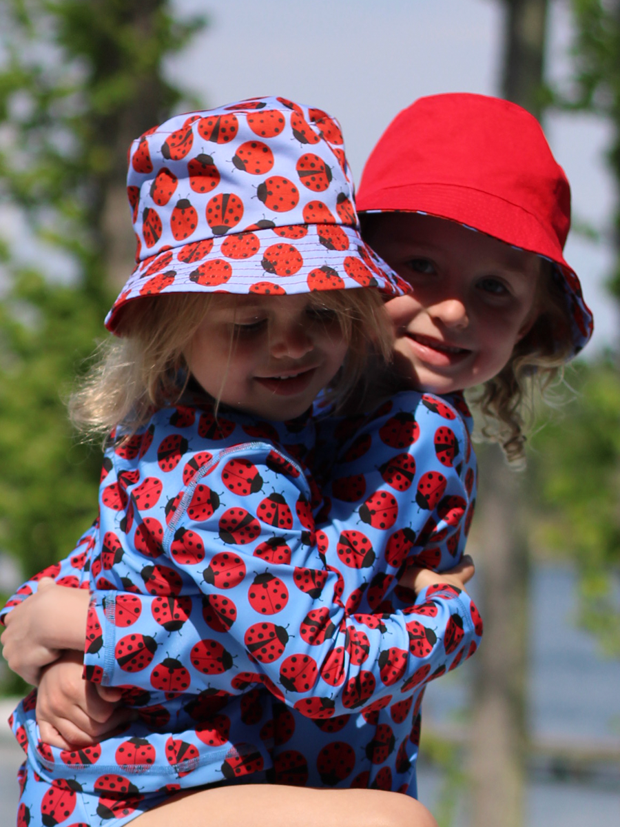 Reversible Ladybugs Bucket Hat