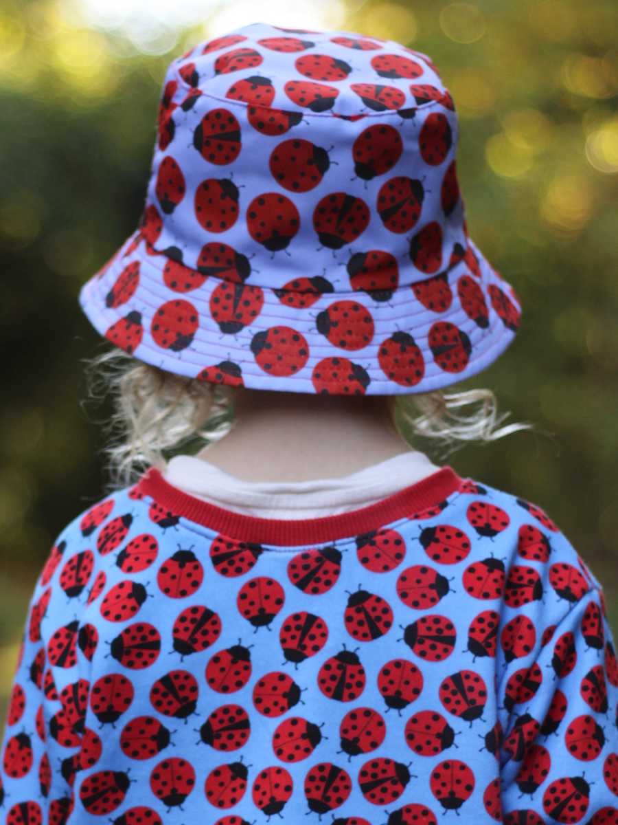 Reversible Ladybugs Bucket Hat
