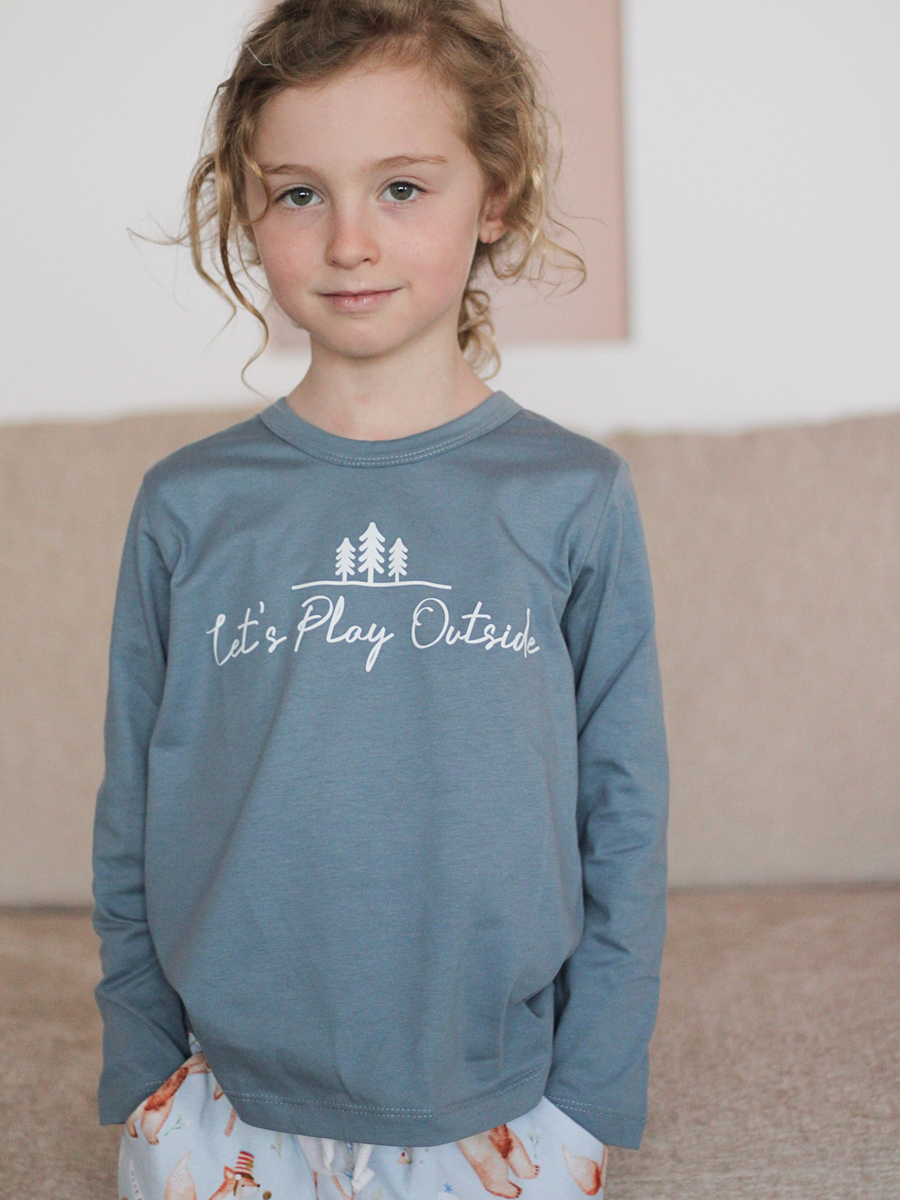 Let's Play Outside Long Sleeve Tee
